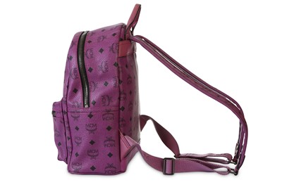 Lot 154 - MCM Purple Sprinkle Stark Stud Small Backpack,...