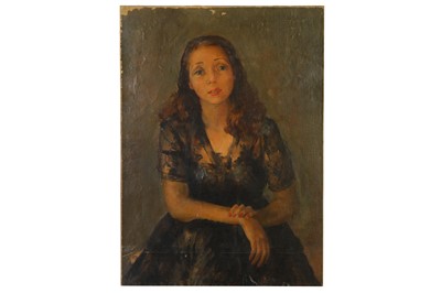 Lot 255 - JOHN NAPPER (1916-2001) Portrait of Charlotte...