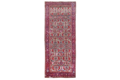 Lot 45 - AN ANTIQUE SENNEH-HAMADAN KELLEH, WEST PERSIA...