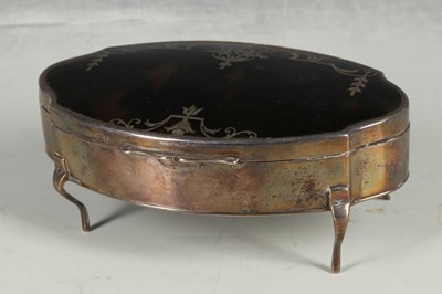 Lot 19 - An Edwardian tortoiseshell and hallmarked...