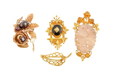 Lot 577 - A group of four brooches  Including one of...