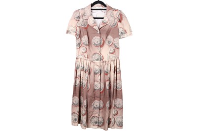 Lot 418 - Prada Printed Cotton Dress, floral printed...