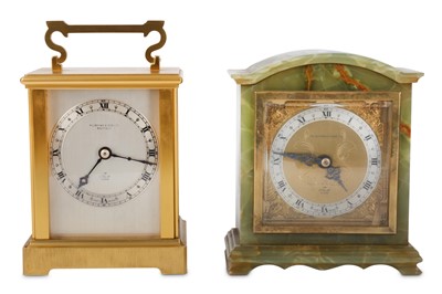 Lot 662 - Two 20th century Elliot mantel clocks the...