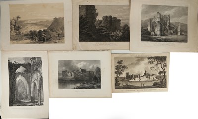 Lot 401 - Haworth Fielding, five lithographs of Tintern...