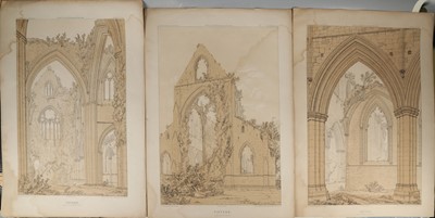 Lot 401 - Haworth Fielding, five lithographs of Tintern...