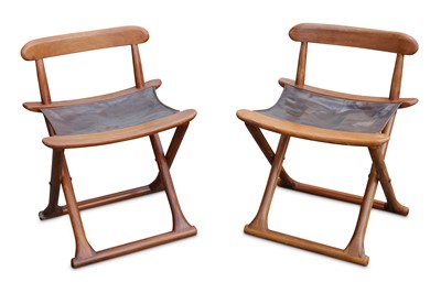 Lot 312 - A pair of Bermudes folding chairs by Starbay,...