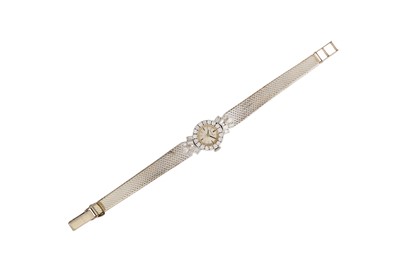 Lot 187 - A diamond-set wristwatch, by Bueche-Girod,...