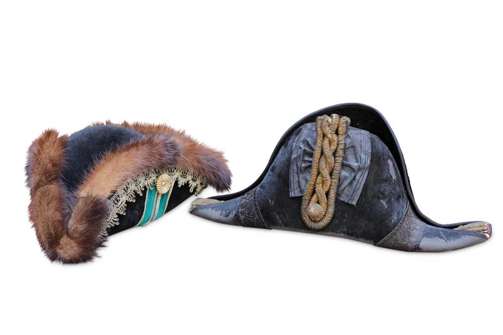 Lot 358 - A 19th century Royal Naval bicorn hat by Johns...