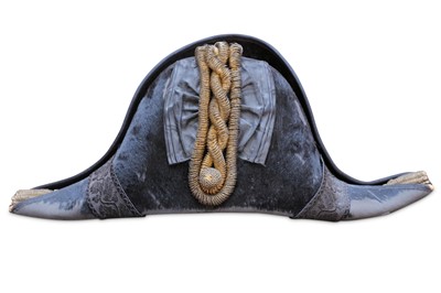 Lot 358 - A 19th century Royal Naval bicorn hat by Johns...