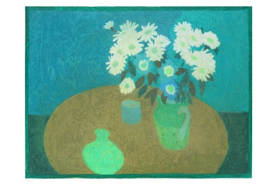 Lot 105 - BERNARD MYERS (1925-2007) Still life with...