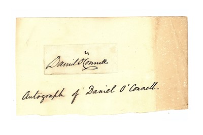 Lot 295 - O' Connell (Daniel) Ink signature possibly...