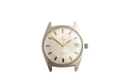 Lot 643 - OMEGA. A MENS MANUAL STAINLESS STEEL...