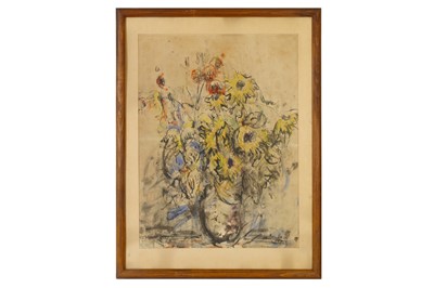 Lot 67 - EUROPEAN SCHOOL (MID 20TH CENTURY) Flowers in...