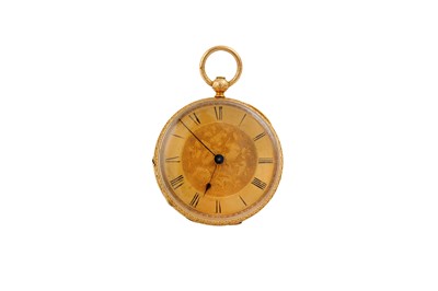 Lot 607 - A GOLD COLOUR METAL POCKET WATCH Date: Circa...