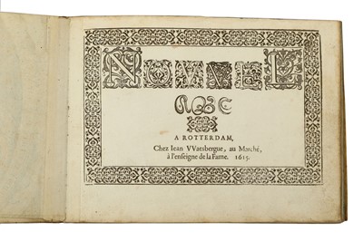 Lot 21 - Calligraphy notebook.- Sambix (Felix van)...
