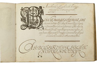 Lot 21 - Calligraphy notebook.- Sambix (Felix van)...