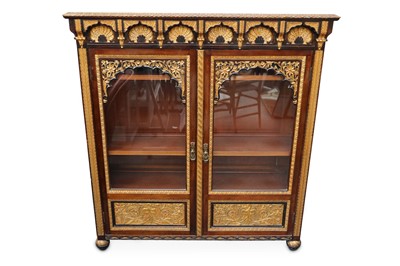 Lot 427 - An unusual late 19th Century mahogany gilt...