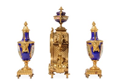 Lot 95 - A LATE 19TH CENTURY FRENCH GILT BRONZE AND...