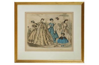 Lot 208 - GODEY'S FASHIONS FOR MARCH 1871 AND MAY 1866...