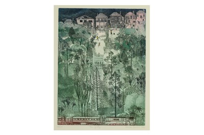 Lot 91 - BRENDA HARTILL (B.1952) The gully Signed and...