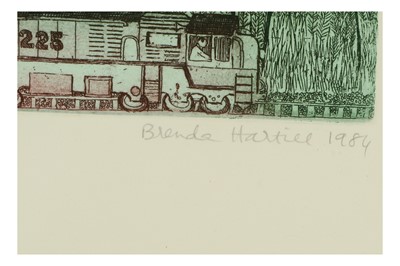 Lot 91 - BRENDA HARTILL (B.1952) The gully Signed and...