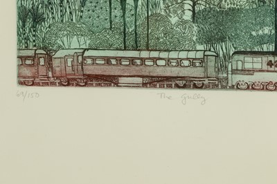 Lot 91 - BRENDA HARTILL (B.1952) The gully Signed and...