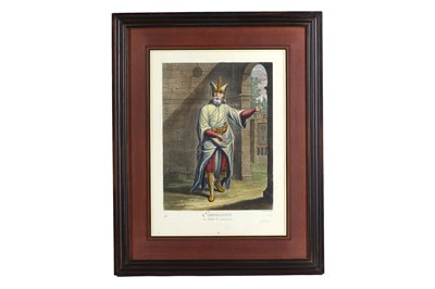 Lot 92 - TEN TINTED ENGRAVINGS ON THE COSTUMES AND...