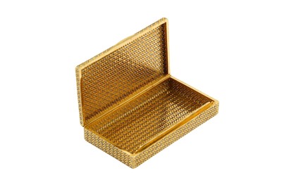 Lot 202 - A case, by Van Cleef & Arpels, circa 1965 Of...