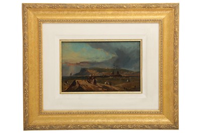 Lot 82 - JOHN SWIFT (1815-1869) Coastal scene Signed...