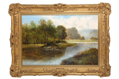 Lot 204 - F. E. JAMIESON (1895-1950) Landscape river...