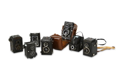 Lot 953 - A Group of TLR Cameras including a Rolleiflex...