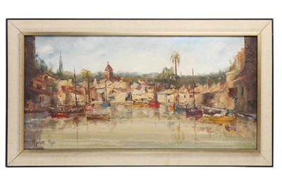 Lot 90 - JORGE AGUILAR-AGON (B.1936) A Spanish Harbour...