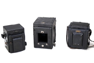 Lot 957 - Two Reflex Box Cameras A Thornton Pickard...