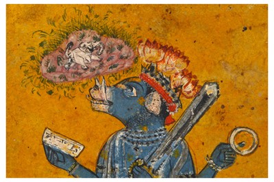 Lot 340 - THE THIRD AVATAR OF VISHNU: VARAHA (THE BOAR)...