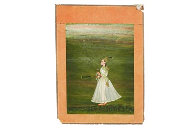 Lot 365 - A GIRL IN A MEADOW Bikaner, Rajasthan, North...