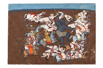 Lot 381 - PRINCE KAMRUP ATTACKING A DEMON WITH HIS...