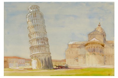 Lot 70 - WALTER JOHN BAYNES (BRITISH 1869 - 1956) Tower...