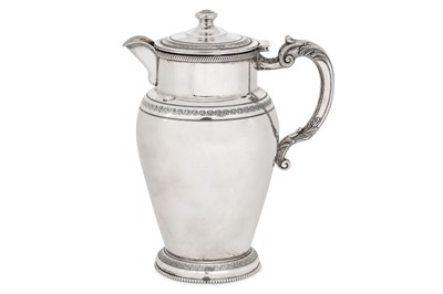 Lot 675 - A 20th century Greek sterling silver jug,...