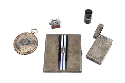 Lot 118 - A group of items Including three lighters, a...