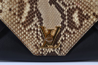 Louis Vuitton Brown /Black Python and Leather Love Note Shoulder Bag Louis  Vuitton