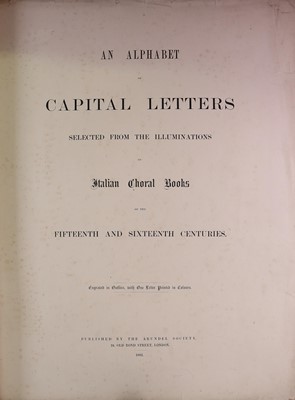 Lot 530 - An Alphabet of Capital Letters Selected from...