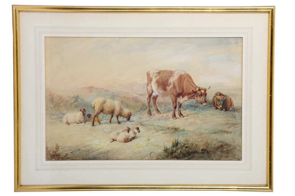 Lot 160 - WILLIAM JAMES WEBB (1817-1904) Cattle and