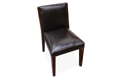 Lot 451 - A Ralph Lauren side chair, upholstered in...