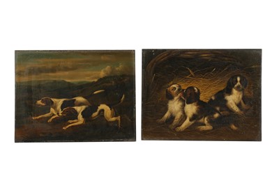 Lot 183 - ENGLISH SCHOOL (19TH CENTURY)  A pair of...