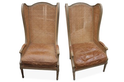 Lot 698 - A pair of French design Deauville limed oak...