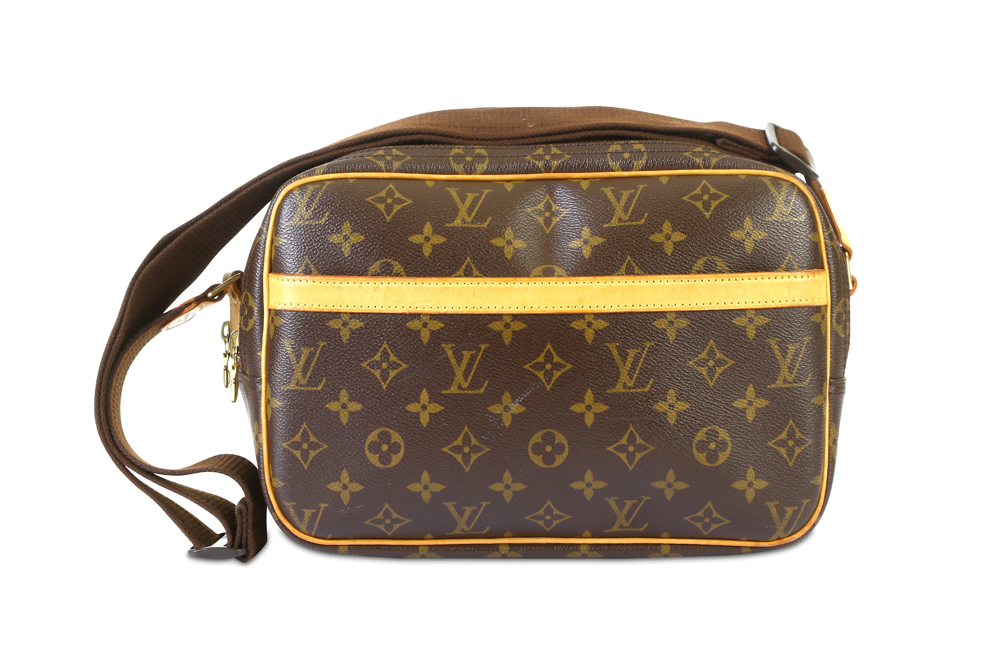 Sold at Auction: Vintage Louis Vuitton Reporter GM Brown and Tan