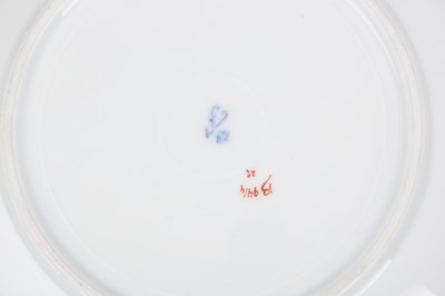 Lot 762 - A set of eleven Furstenberg German porcelain...