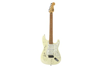 Lot 239 - Rolling Stones Squier by Fender Stratocaster...