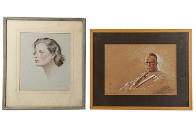 Lot 291 - ENGLISH SCHOOL (20TH CENTURY) Portrait of a...