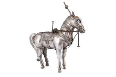 Lot 278 - A CEREMONIAL SILVER HORSE India, late 19th -...